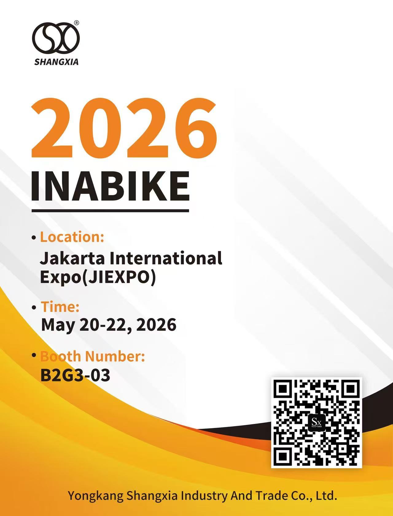 2026 Inabike Exhibition, SXJZ Motorrad-Stoßdämpfer kommt!